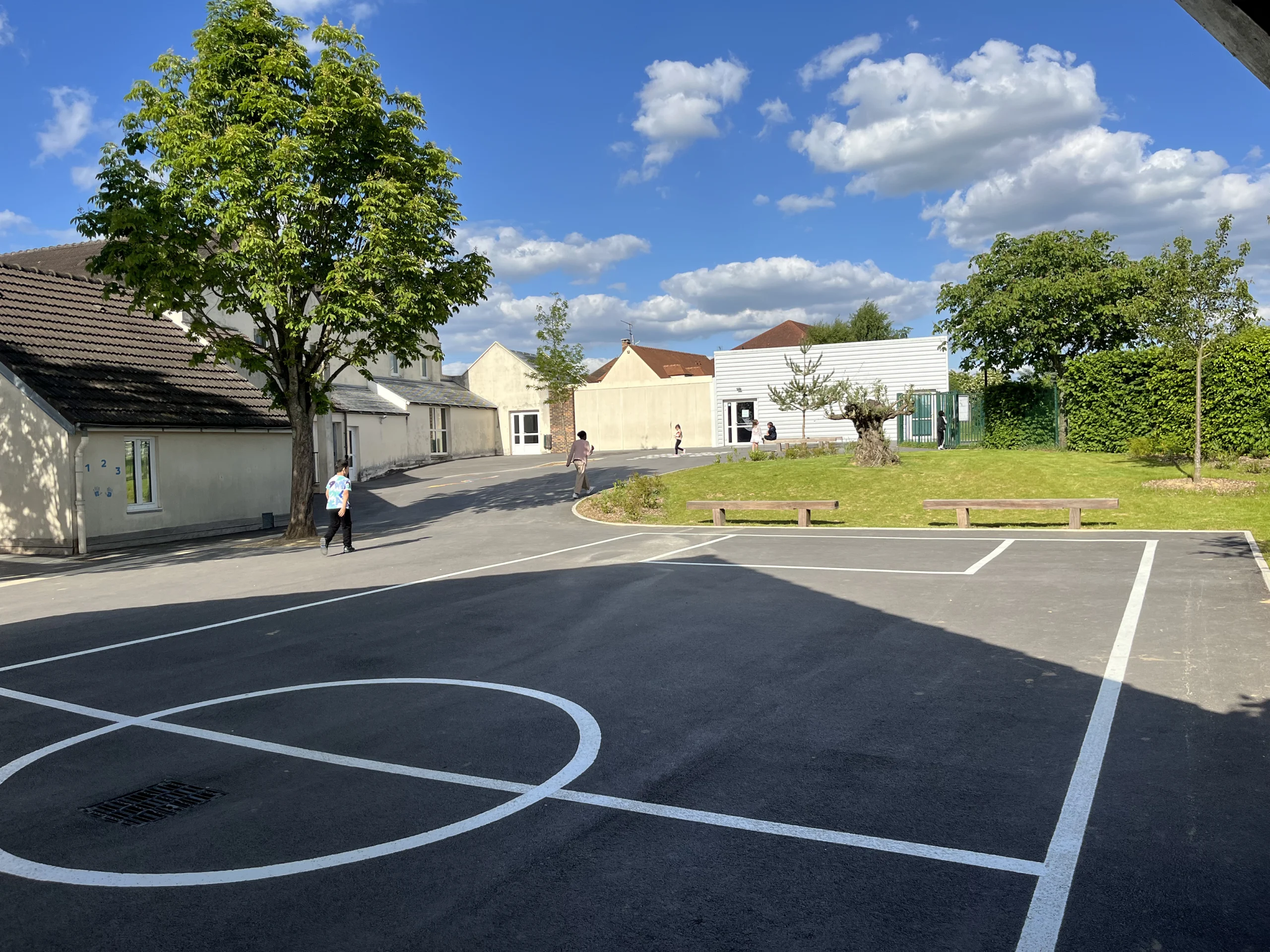 Rénovation de la cour d’école Les Loupiots de Chanteloup-en-Brie