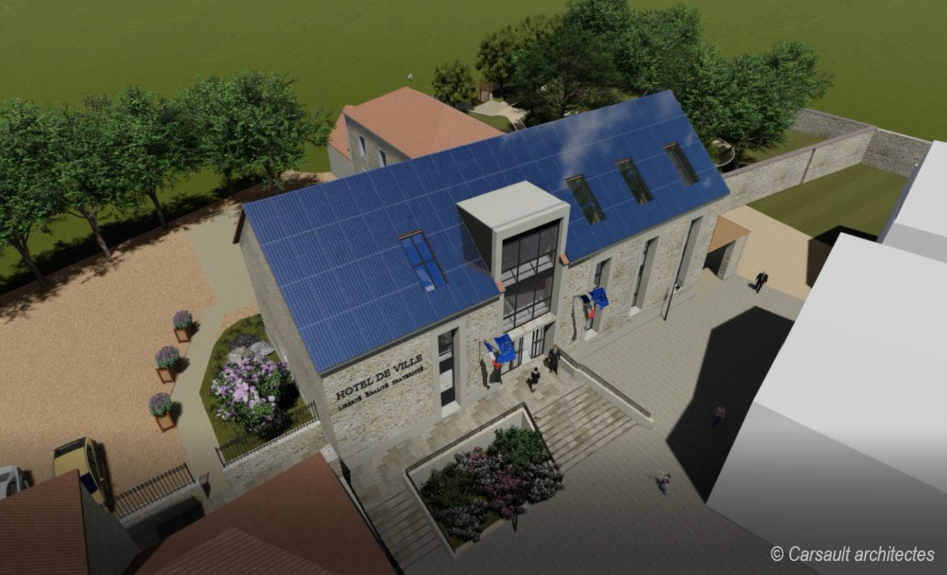 Extension de la mairie de Réau