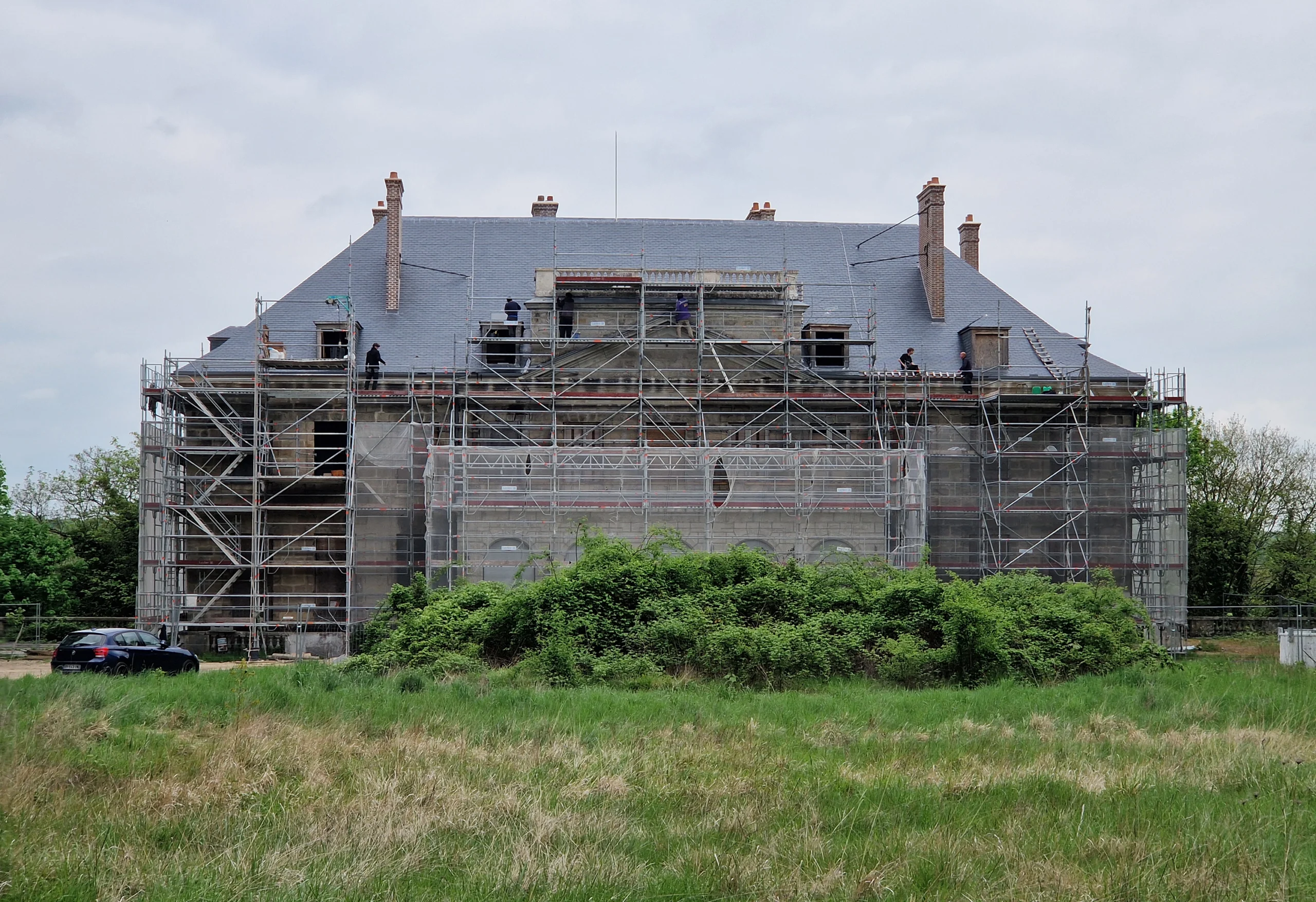 Restauration du château de la Rochette